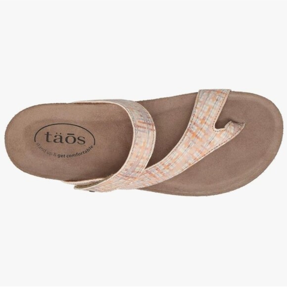 Taos Lola Sandal (Women) - Shell Pink MultiSZ 5.5 - Picture 1 of 6